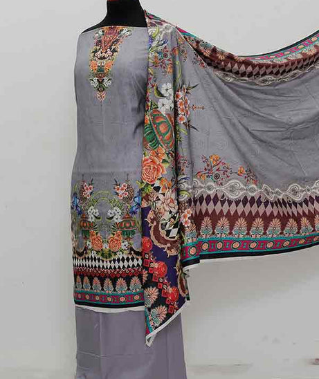 Ajwa Digital Linen`20 D#15100 Grey