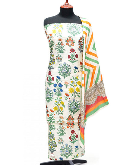 Al-Amin Lalazar Lawn'24 D#1829 (Cream)