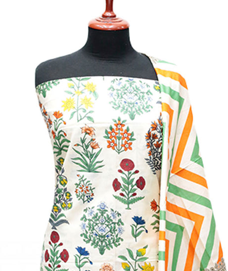 Al-Amin Lalazar Lawn'24 D#1829 (Cream)