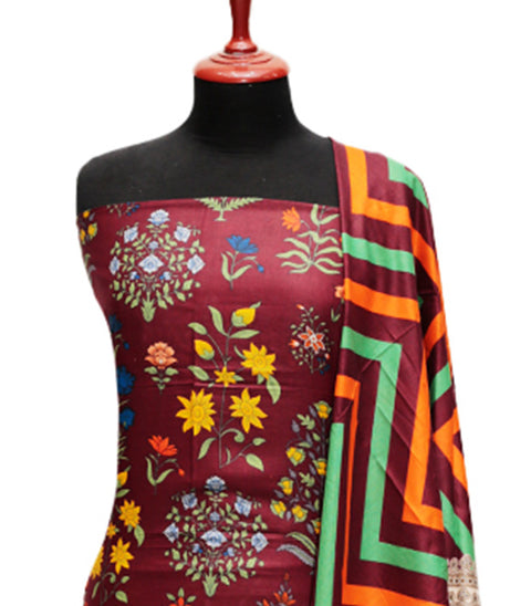 Al-Amin Lalazar Lawn'24 D#1829 (Maroon)