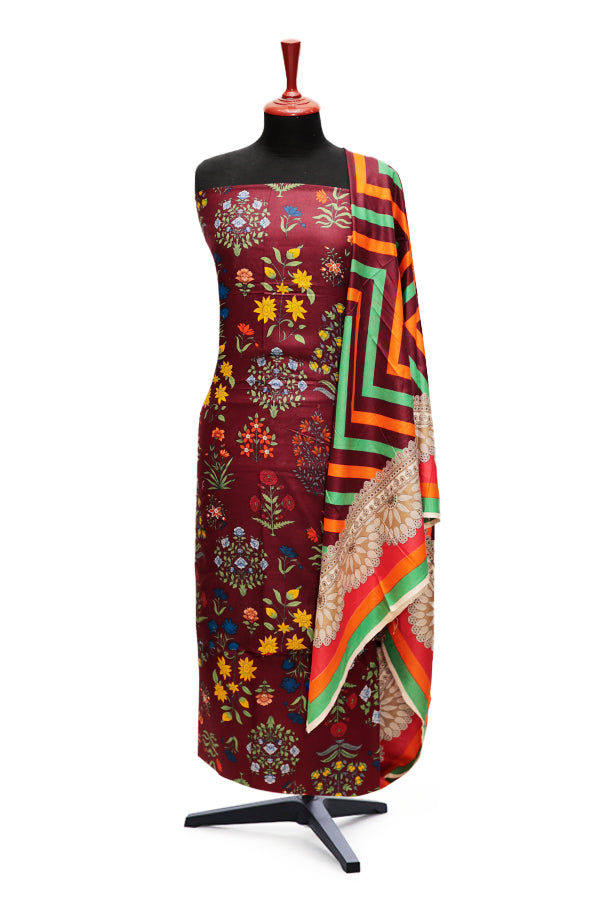 Al-Amin Lalazar Lawn'24 D#1829 (Maroon)