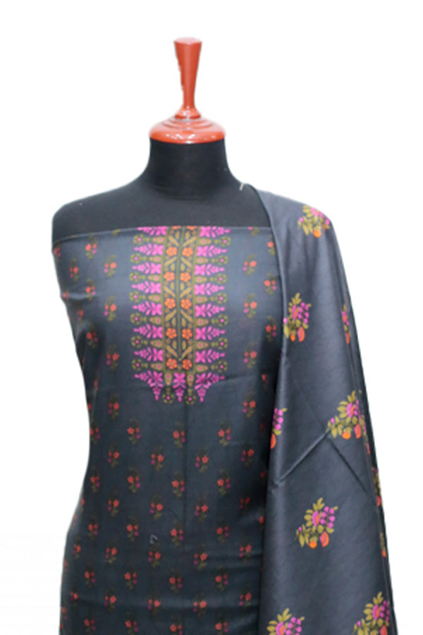 AL-Hamra Designer Lawn'24 D#38 (Black)