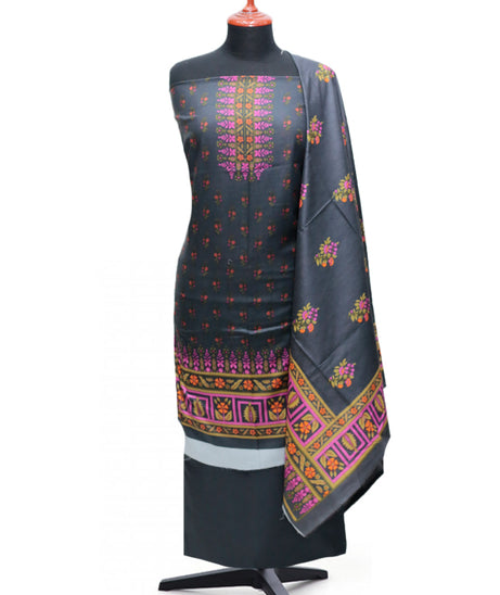 AL-Hamra Designer Lawn'24 D#38 (Black)
