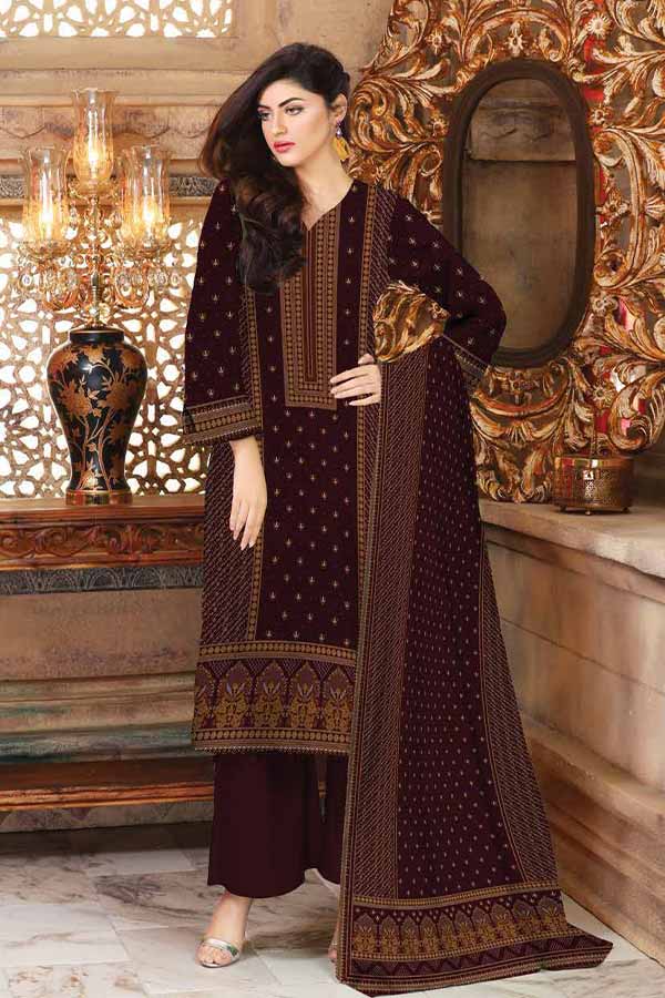 Al-Hamra Designer Lawn`22 D#416 D Purple