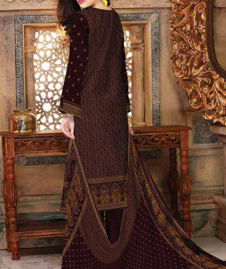 Al-Hamra Designer Lawn`22 D#416 D Purple