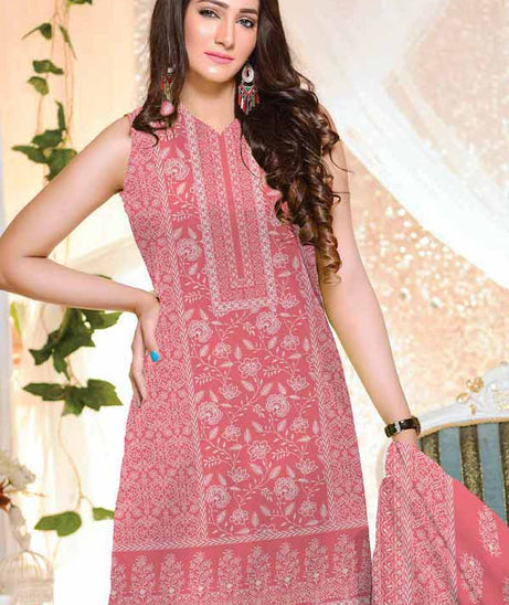 Al-Hamra Designer Lawn`22 D#418 Pink