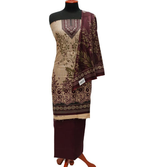 Al Hamra Designer Linen`22 D#318 Maroon