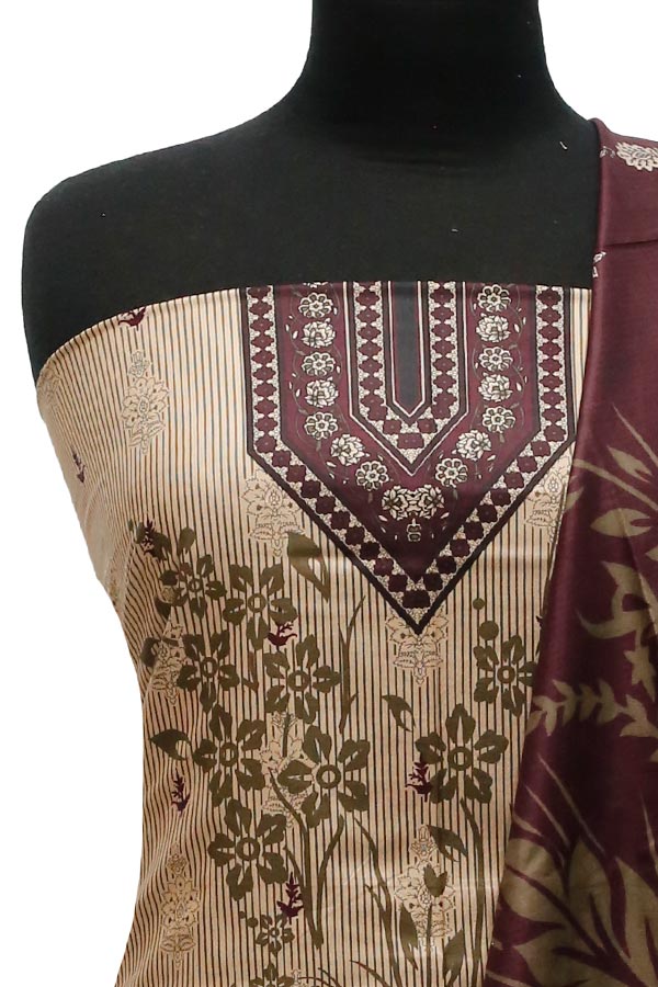 Al Hamra Designer Linen`22 D#318 Maroon