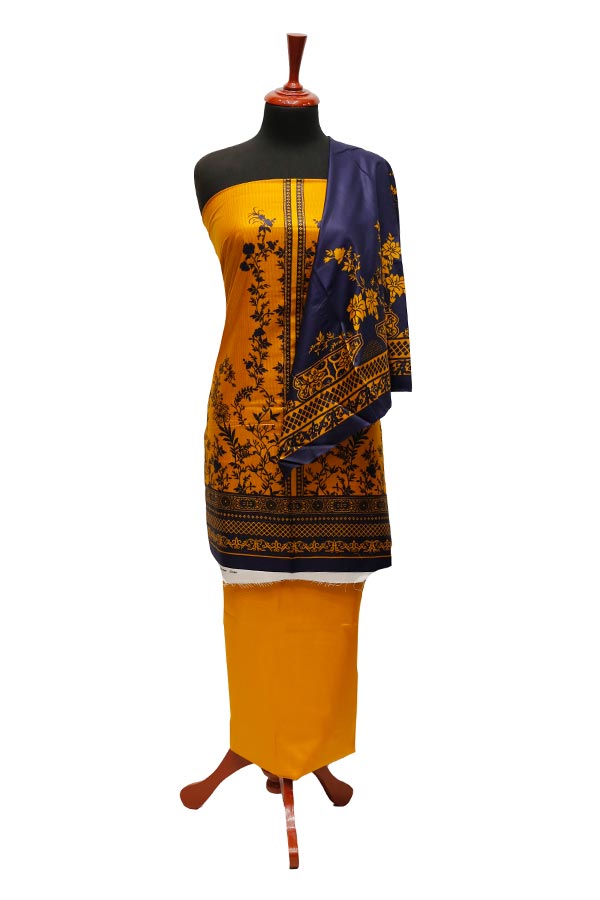 Al Hamra Designer Linen`22 D#302 Mustard