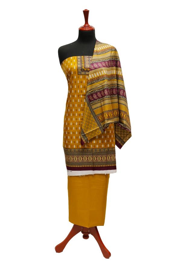 Al Hamra Designer Linen`22 D#506 D-Mustard
