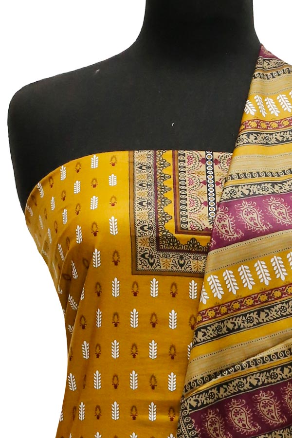 Al Hamra Designer Linen`22 D#506 D-Mustard