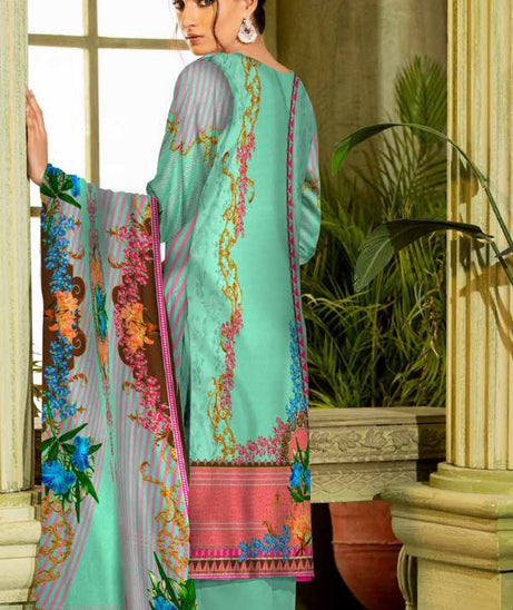 Al-Hamra Gul Jaan D/Lawn`21 D#14283 (Green)