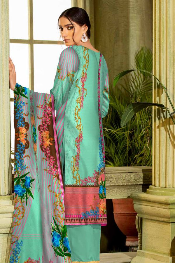 Al-Hamra Gul Jaan D/Lawn`21 D#14283 (Green)