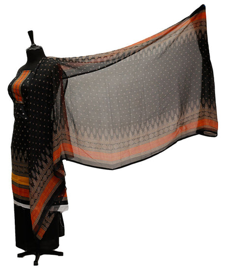 Al Hamra Gul Lawn C/Dupatta`21 D#506 (Black)