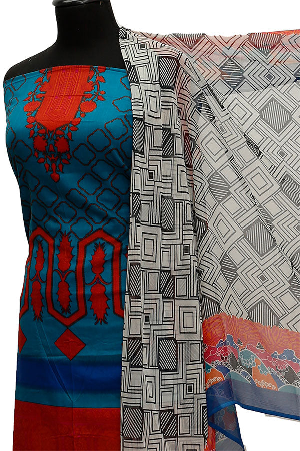 Al Hamra Gul Lawn C/Dupatta`21 D#509 (Sea Green)