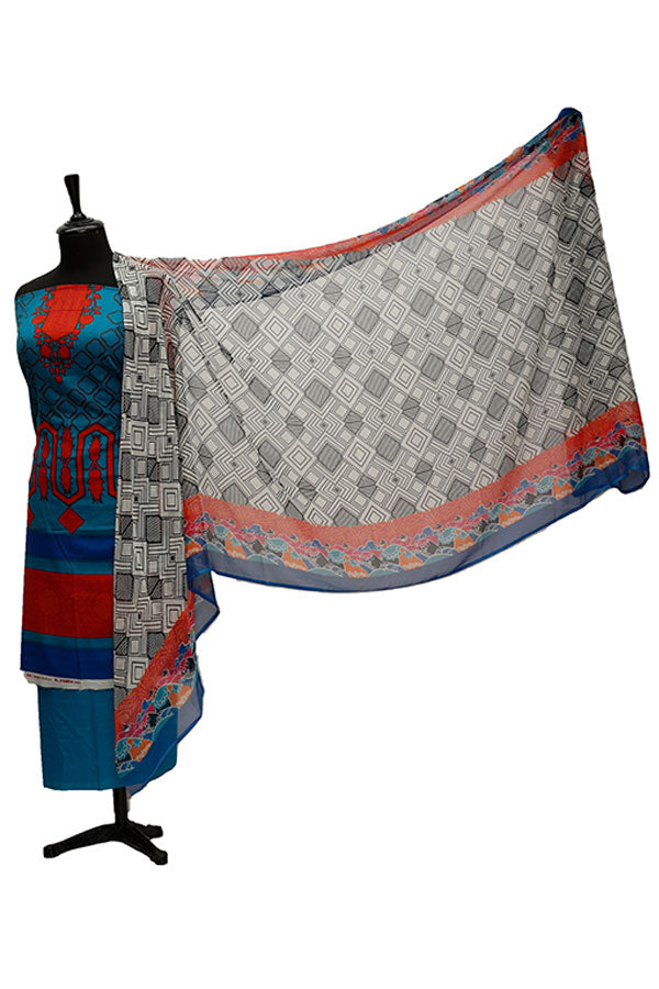 Al Hamra Gul Lawn C/Dupatta`21 D#509 (Sea Green)