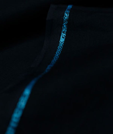 Al Karam Gold Cotton (D Navy)