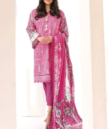 Al Karam S/S Lawn'21 SS#8.1 V#2 Pink
