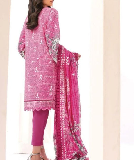 Al Karam S/S Lawn'21 SS#8.1 V#2 Pink