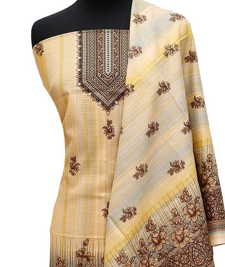 Al Rashid D/Civic Voile Lawn`23 D#497 Grey