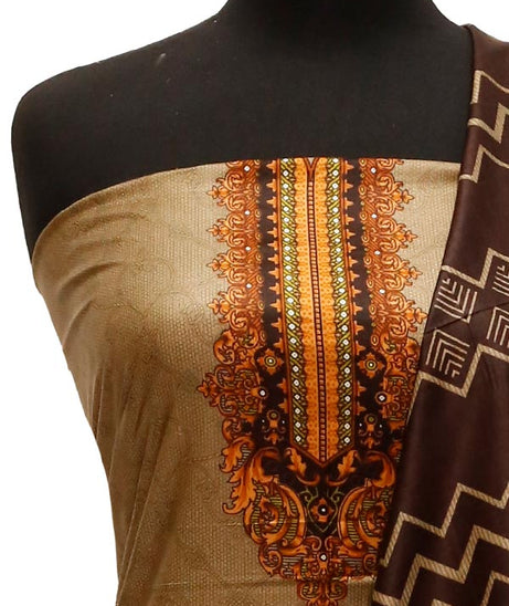 Al Rashid Gold Linen`22 D#566 Chocolate