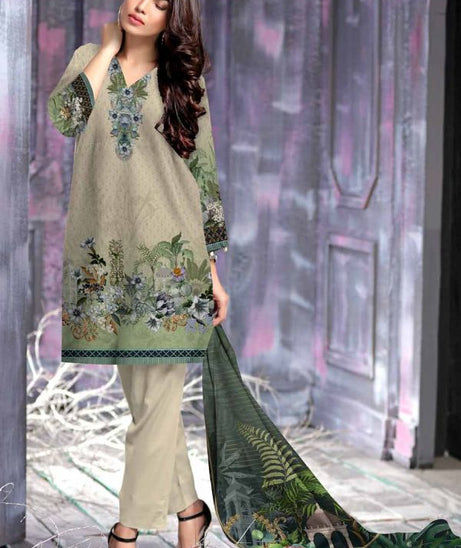 Al Rauf D/Emb Print Lawn`22 D#22263 (L Skin)
