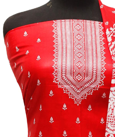 Al-Rauf Print Lawn'22 D#1117 Red