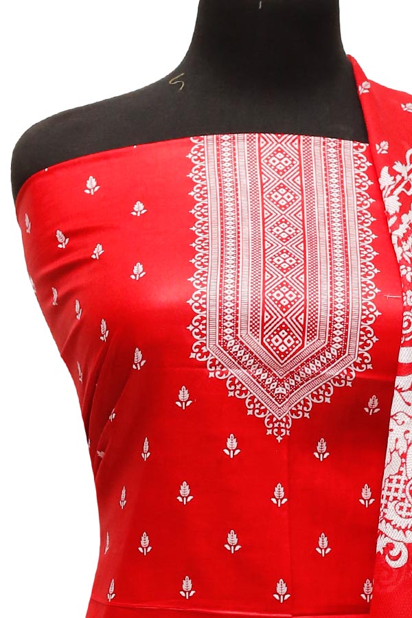 Al-Rauf Print Lawn'22 D#1117 Red