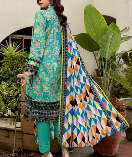 Al Zohaib Anum Lawn`22 D#7004 Green