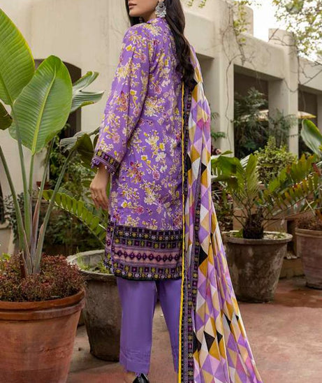 Al Zohaib Anum Lawn`22 D#7004 Mauve