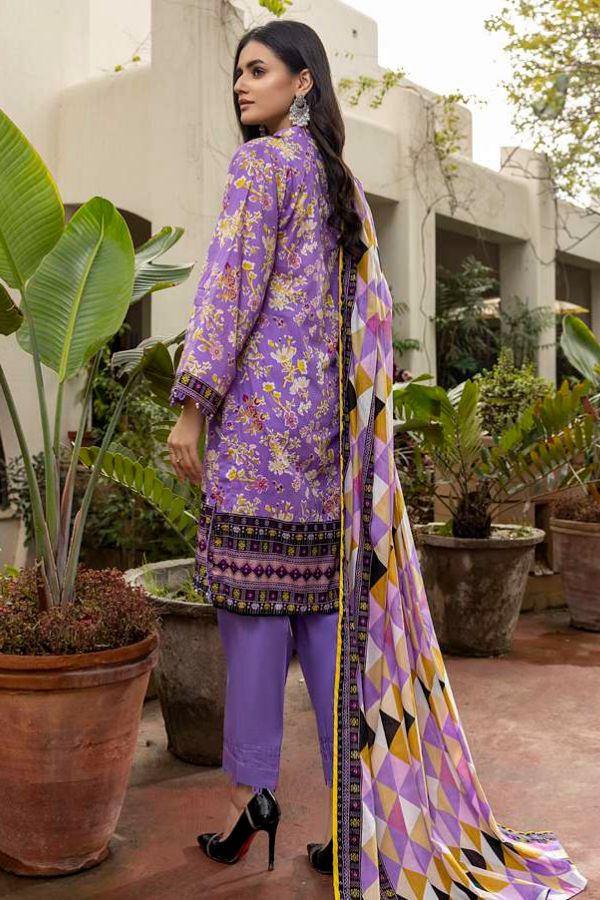 Al Zohaib Anum Lawn`22 D#7004 Mauve