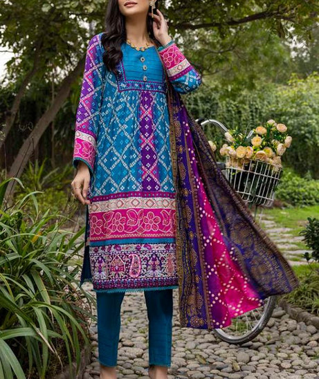 Al Zohaib Anum Lawn`22 D#7005 Zink