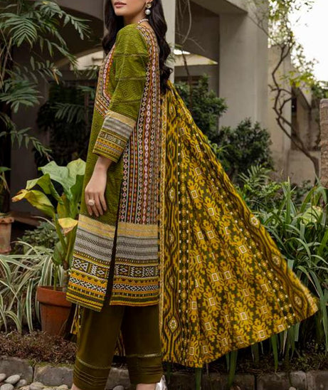 Al Zohaib Anum Lawn`22 D#7014 M Green