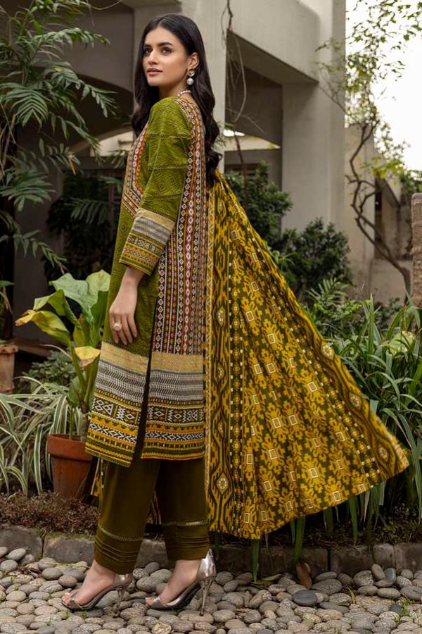 Al Zohaib Anum Lawn`22 D#7014 M Green