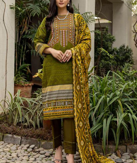 Al Zohaib Anum Lawn`22 D#7014 M Green