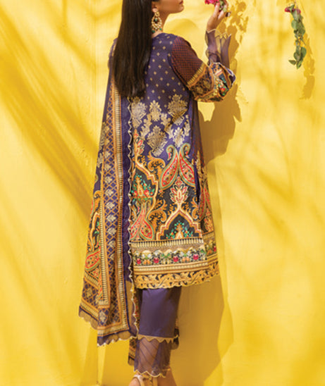Al Zohaib Colors D/Lawn`21 D#4 (Purple)