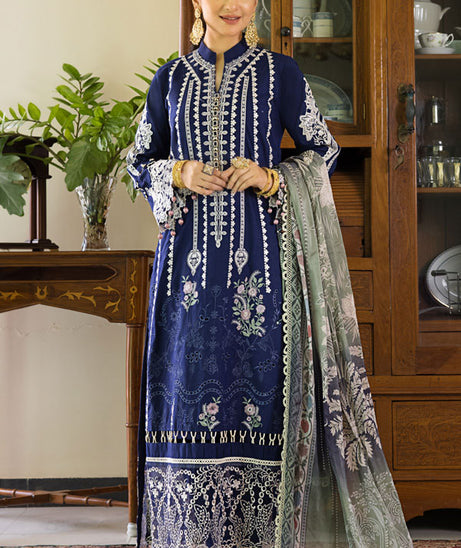 Al-Zohaib Mahiymaan Luxury Lawn`23 D#08