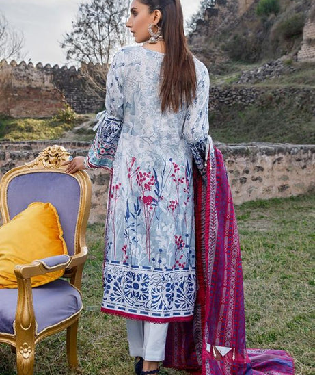 Al Zohaib Monsoon Lawn'21 D # 3009 Grey