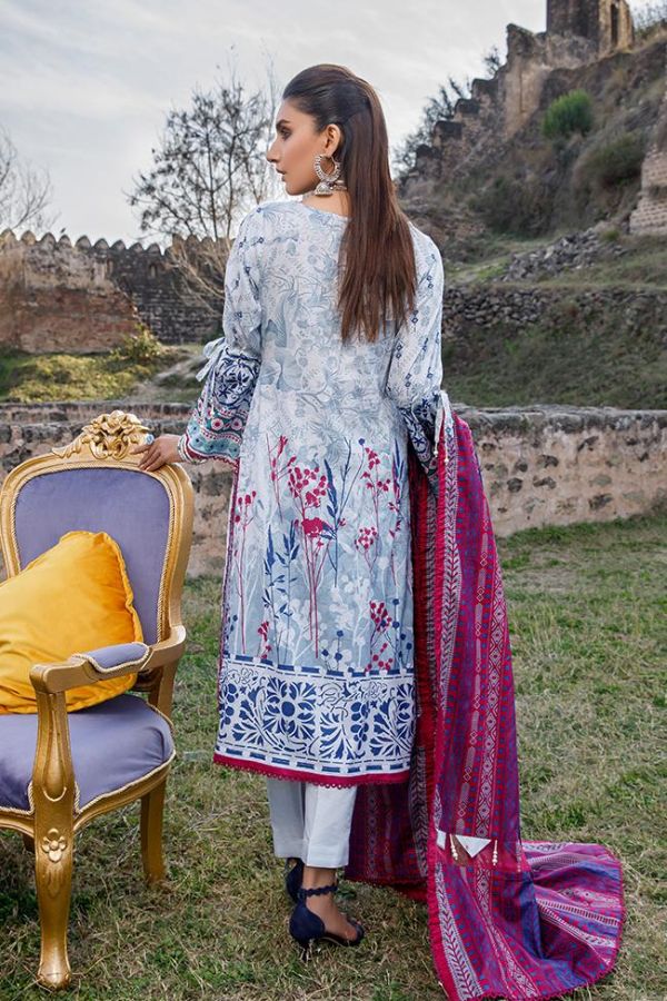 Al Zohaib Monsoon Lawn'21 D # 3009 Grey