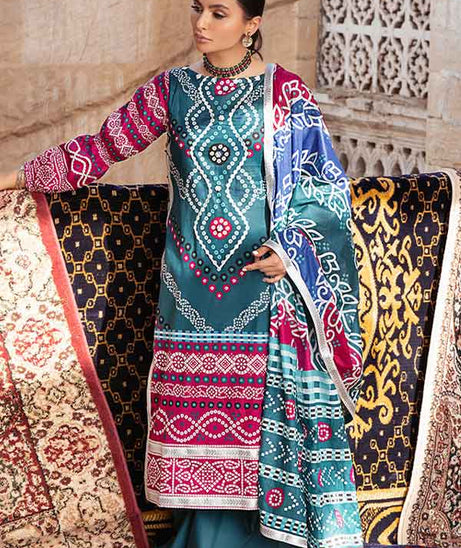 Al-Zohaib Monsoon Print Lawn'22 D#2 D Zink