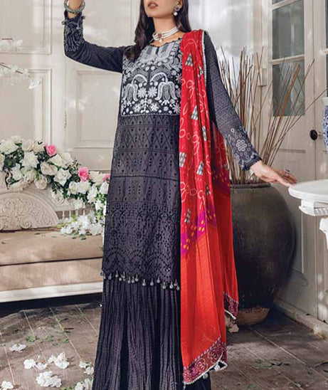 Al Zohaib Parizeh Premium Chikankari`21 D#05
