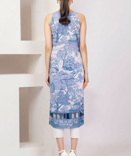 AL Karam S/S Lawn Shirt`21 SS#38 (Blue)