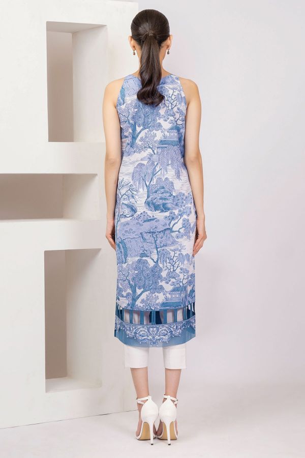 AL Karam S/S Lawn Shirt`21 SS#38 (Blue)