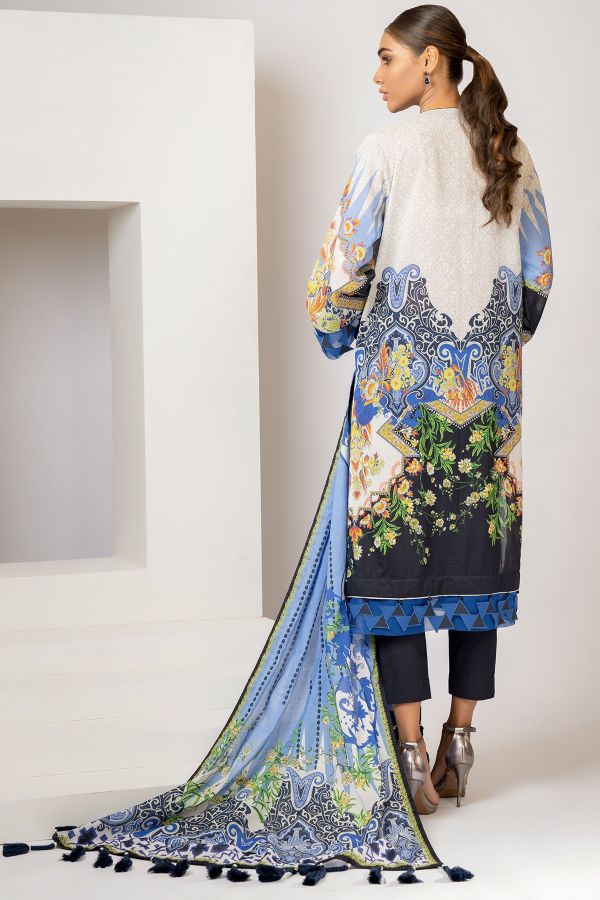 AL Karam S/S Lawn`21 SS#30 (Blue)