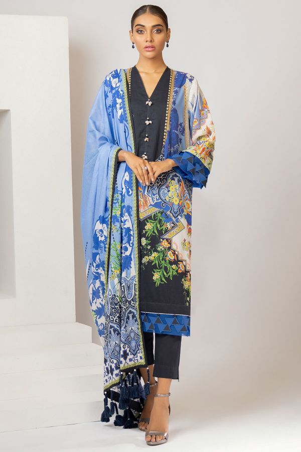 AL Karam S/S Lawn`21 SS#30 (Blue)