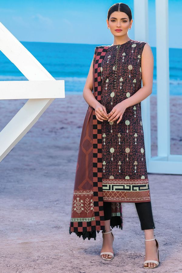 AL Karam S/S Lawn`21 SS#31.1 (Red)