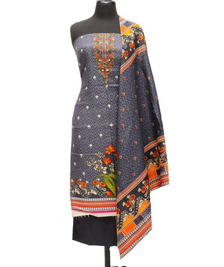 AH Gul Jaan D/Linen`21 D#303 (Black)