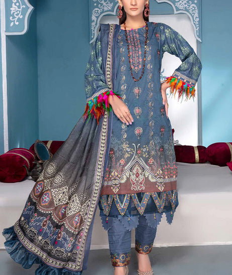 Alif Aarzoo DP Emb Lawn'23 D#7