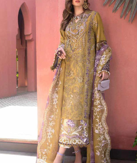 Alif Moksha Luxury Lawn`23 ALL#10 (Zeenat)