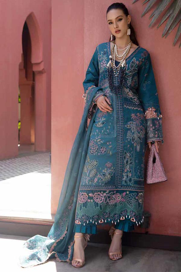 Alif Moksha Luxury Lawn`23 ALL#06 (Naqsh)